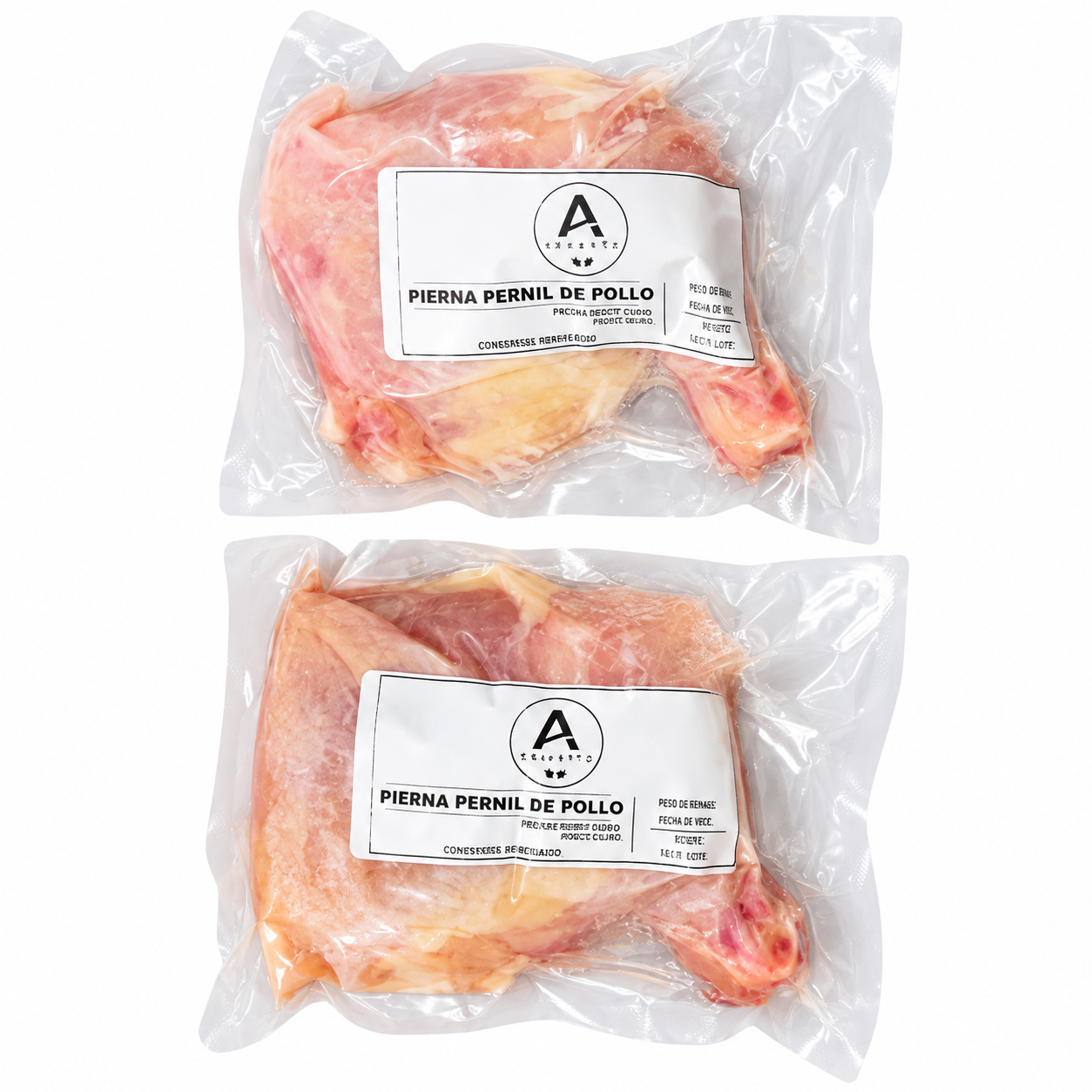 Pernil de pollo en su empaque